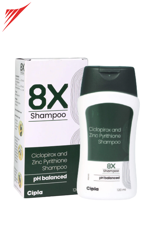 8x shampoo 120 ml