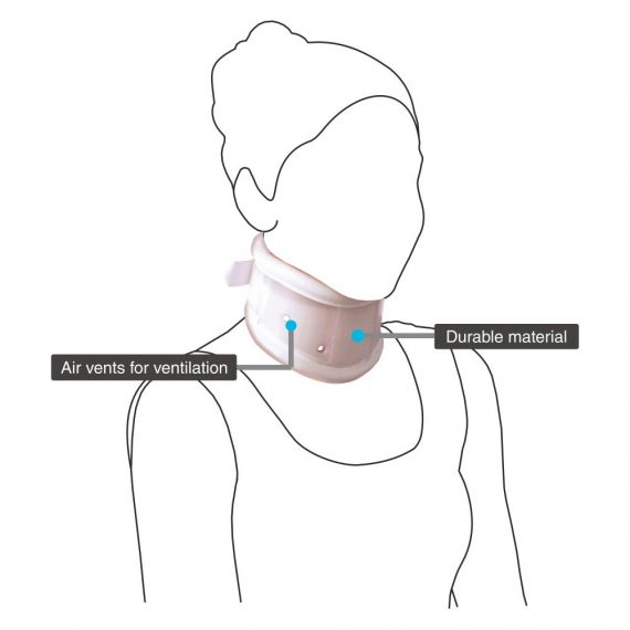 Vissco New Firm Cervical Collar Adjustable Height1