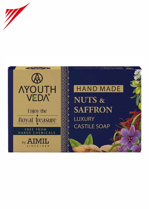 Aimil Nuts & Saffron Luxury Handmade Castile Soap