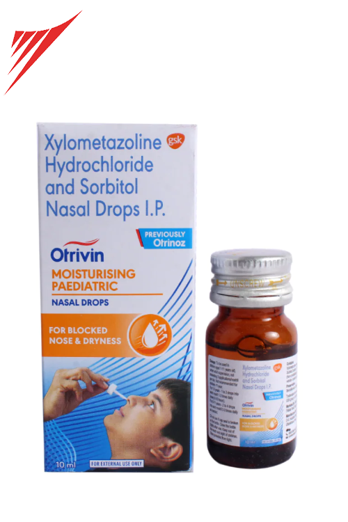 Otrivin Moisturising Paediatric Nasal Drops 10 ml