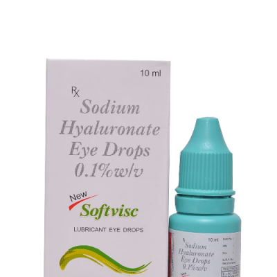 New Softvisc Lubricant Eye Drops 10 ml