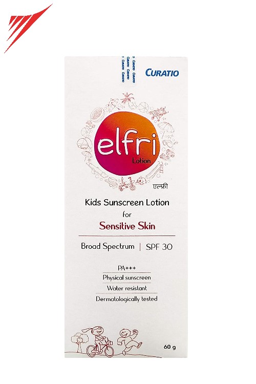 Elfri Kids SPF 30 Sunscreen Lotion 60 gm