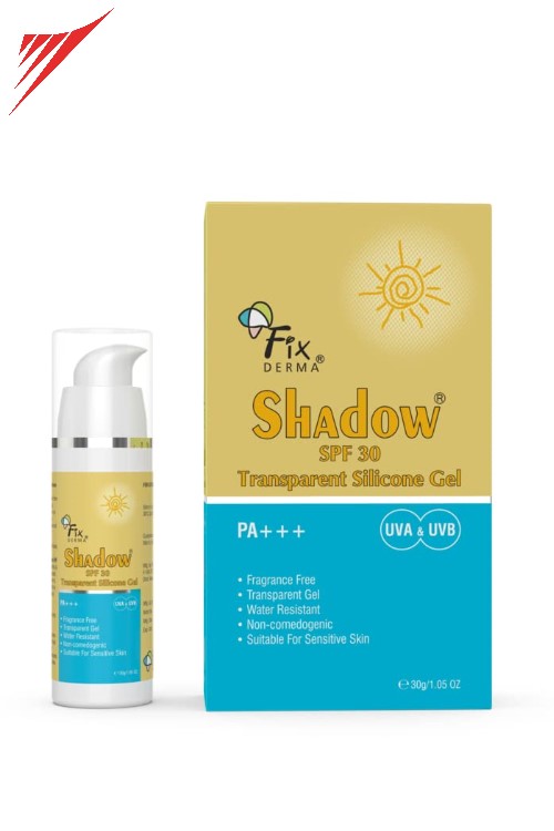Fixderma Shadow Sunscreen SPF 30 Transparent Silicone Gel