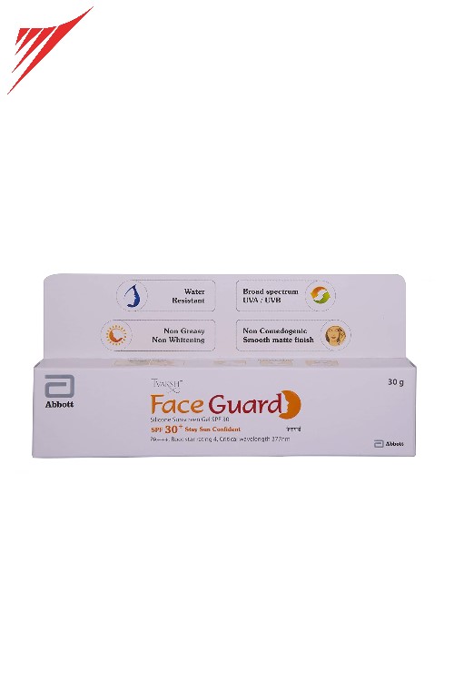 Tvaksh Face Guard Silicone Sunscreen Gel SPF 30+ 30 gm