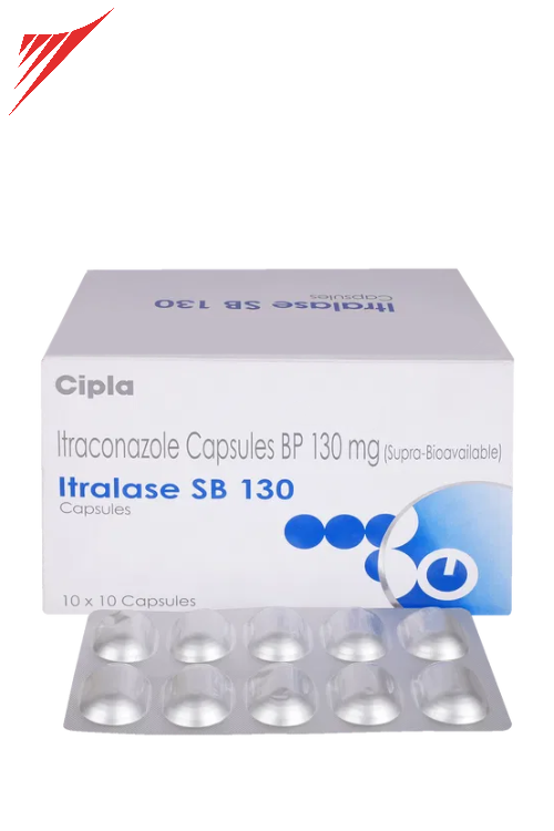 Itralase SB 130 mg Capsule 10's