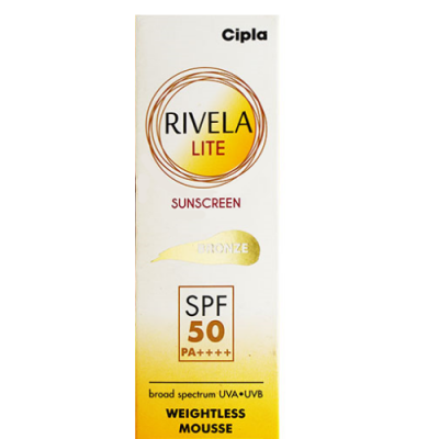 Rivela Lite Bronze SPF 50+ Sunscreen Lotion 40 gm