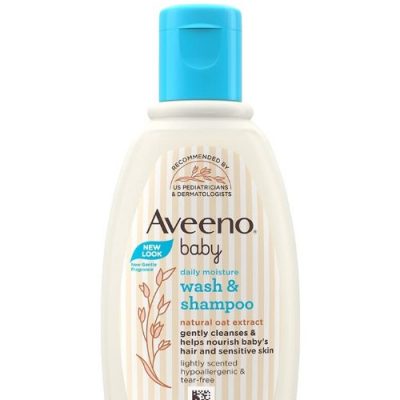Aveeno Baby Daily Moisture Wash & Shampoo 100 ml