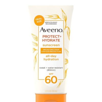 Aveeno Protect + Hydrate Moisturizing SPF 60 Sunscreen Lotion 30 ml