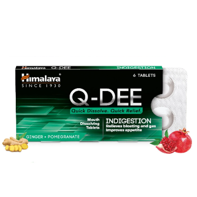 Himalaya Q-Dee Indigestion Mouth Dissolving Tablet