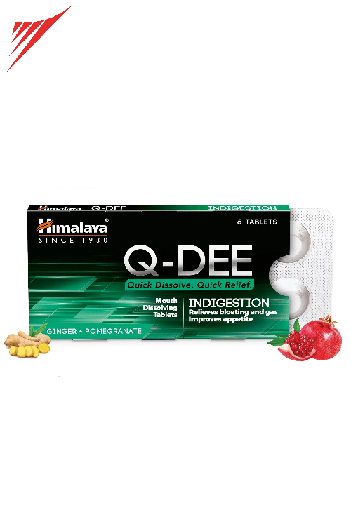 Himalaya Q-Dee Indigestion Mouth Dissolving Tablet