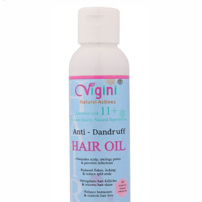 Vigini 100% Natural Actives Anti Dandruff Hair Oil 100 ml