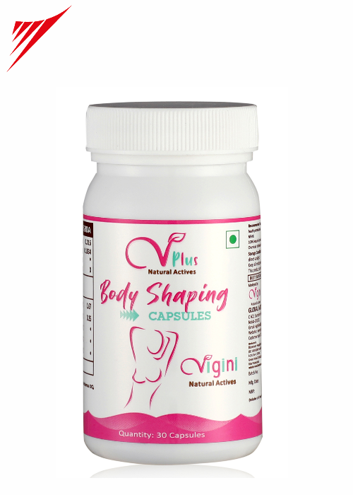 Vigini 100% Natural Actives Body Breast Shaping Capsules 30's