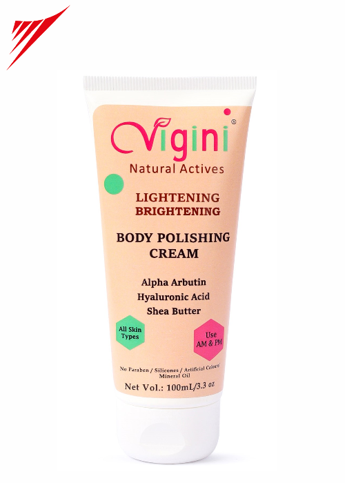 Vigini 100% Natural Actives Body Polishing Cream 100 gm