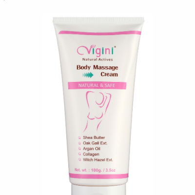 Vigini 100% Natural Actives Breast Body Massage Cream 100 gm