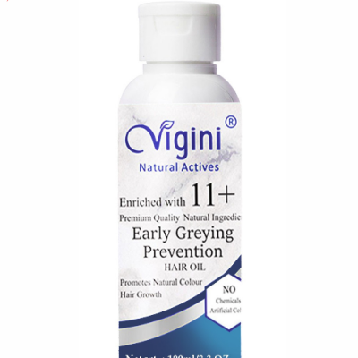 Vigini 100% Natural Actives Early Greying Prevention Hair Oil 100 ml