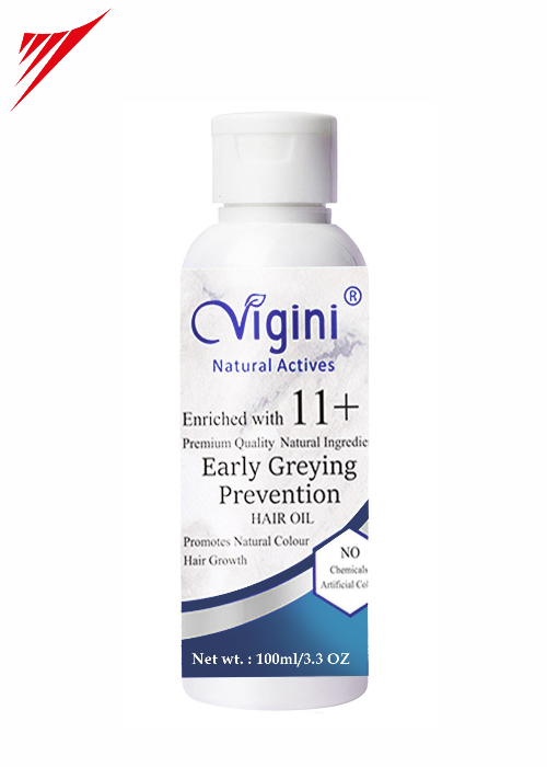 Vigini 100% Natural Actives Early Greying Prevention Hair Oil 100 ml