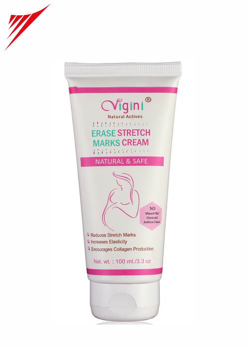Vigini 100% Natural Actives Erase Stretch Marks Massage Cream 100 gm