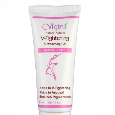 Vigini 100% Natural Actives Vaginal V Tightening & Whitening Gel 100 gm