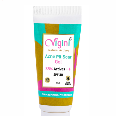 Vigini 35% Natural Actives SPF 30 Pit Scar Gel 20 ml
