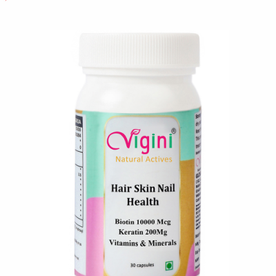 Vigini Natural Actives Hair Skin Nail Health Capsule 30's