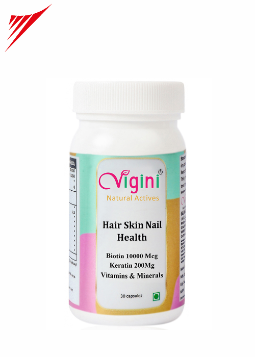 Vigini Natural Actives Hair Skin Nail Health Capsule 30's