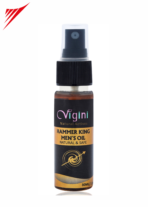 Vigini Natural Hammer king Lubricant Delay Booster Oil 30 ml