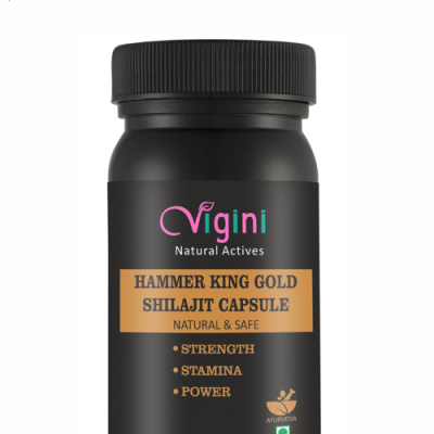 Vigni Natural Hammer King Gold Shilajit Capsule 30's