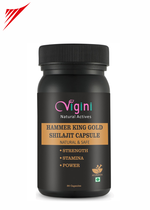 Vigni Natural Hammer King Gold Shilajit Capsule 30's
