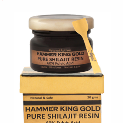 Vigni Natural Hammer King Gold Shilajit Resin 20 gm