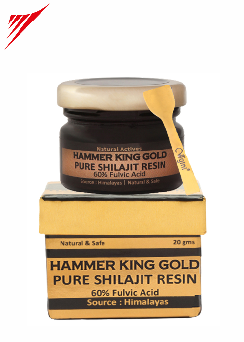 Vigni Natural Hammer King Gold Shilajit Resin 20 gm